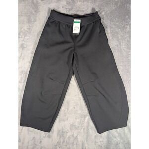 Nike 24.7 ImpossiblySoft Wide Leg Crop Pants Womens XL Black Asia Release NWT